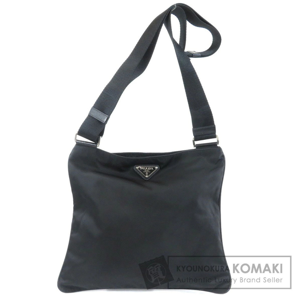 Prada Tessuto Crossbody Plate shoulder bag